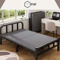 Giường sắt gấp gọn không cần lắp ráp phù hợp với mọi không gian, chịu tải đến 300kg. Bảo hành 24 tháng