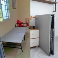 Giường sắt gấp gọn tiện lợi
