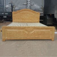 Giường sắt giả gỗ 1m8 2m 1m6 mẫu giường ngủ đôi bằng sắt hộp cao cấp giá rẻ - Giường sắt giả gỗ
