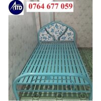 Giường sắt giá rẻ đơn giản cho gia đình 80cm, 1m,1m2,1M4,1m6,1m8 hcm bình dương
