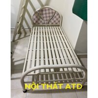 Giường sắt giá rẻ khu cách ly- giường đơn số lượng lớn sẵn giá sỉ sẵn giao nhanh 80cm 1m 1m2