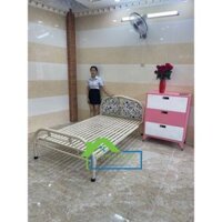Giường sắt giá rẻ kích thước 1m2 x 2m