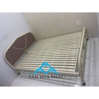Giường sắt giá rẻ nhiều kích thước (0,8cm x 2m , 1mx2m , 1m2x2m , 1m4x2m , 1m6x2m , 1m8x2m ) - TÂN HÒA PHÁT