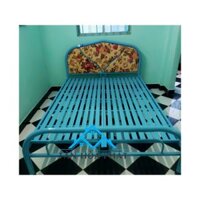 Giường sắt giá rẻ nhiều kích thước (0,8cm x 2m , 1mx2m , 1m2x2m )  - Nội Thất Tân Hòa Phát