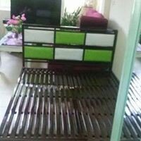 giường sắt hộp ô vuông xuất khẩu 1m6x2m tại Hà Nội
