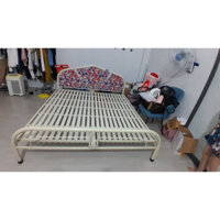Giường sắt khung tròn 1,8mx2m