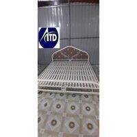 Giường sắt kích thước ngang từ 0,8M đến 1m8 dài 2M-giường ngủ sắt 1 2 3 người nằm sắt sơn tĩnh điện dày dặn cứng cáp bền