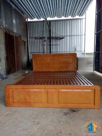 Giường sắt kiểu gỗ xuất khẩu Đại Thành
