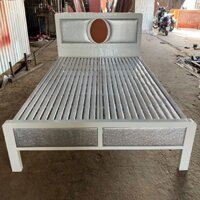 Giường sắt kiểu nhật khung hộp vuông cao cấp 1m 1m2 1m4 1m6 đẹp giá rẻ TPHCM - Giường sắt