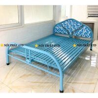 Giường sắt lắp ráp xếp gọn ngang 80cm-1m-1m2-1m4-1m6-1m8 dài 2m giường ngủ mẫu đẹp đơn giản giá rẻ tại xưởng HCM.