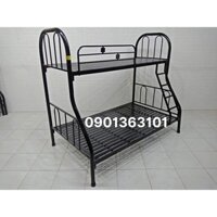 giường sắt lệch tầng 1m/1m2 giá rẻ