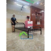 Giường sắt mẫu trân châu kích thước 1m2x2m