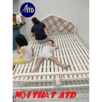 Giường sắt ngang 80cm 1m 1M2,1M4,1M6,1M8 DÀI 2M Mới 100% Sản Xuất tại Xưởng HCM-giường sắt đơn giản
