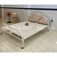Giường sắt sơn tĩnh điện/Giường sắt gấp gọn tháo ráp dễ dàng cho 1, 2,3 người, 80cm, 1m,1m2,1m4,1m6,1m8 x2m