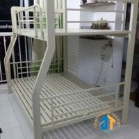 Giường sắt Tầng ĐẠI THÀNH sắt 4x8 Trên 1m2 Dưới 1m4 Dài 2m