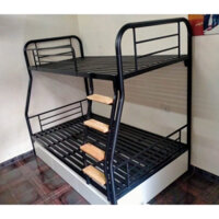 Giường sắt tầng tròn có ngăn kéo để đồ  1m2/1m