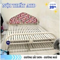 Giường sắt 80cm/1m/1m2/1m4/1m6/1m8 x 2m giường sắt tháo lắp - Bảo hành 2 năm giao hàng nhanh tận nơi.