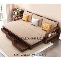 Giường sofa 2 trong 1 gỗ Sồi Nga