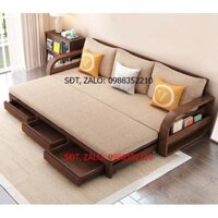 Giường sofa 2 trong 1 gỗ Sồi Nga