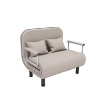 Giường Sofa gấp đơn giản, khung gỗ đệm bọt biển loại 1m và 1m5