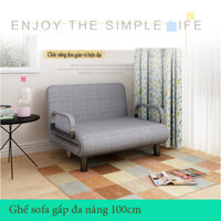 Giường sofa gấp gọn đa năng , ghế sofa bed NewLife - ghi xám - 120x195