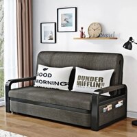 Giường sofa thông minh gấp gọn cao cấp có ngăn chứa đồ T474,Ghế sofa giường thông minh khung thép chịu lực.KT 1mx1m9