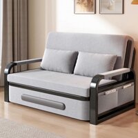 Giường Sofa Thông Minh, Giường Sofa Đa Năng Tặng 2 Gối , Ghế Sofa Thông Minh Khung Thép Sơn Tĩnh Điện Có Ngăn Chứa Đồ