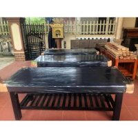Giường spa chân gỗ, giường massage body gỗ, Giường massbody khung gỗ cao cấp