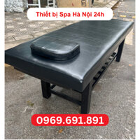 Giường spa chân gỗ thịt chắc chắn, giường massage body , giường spa, giường trị liệu khung gỗ thịt giá rẻ