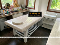 Giường spa giá rẻ màu trắng GSP63