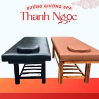 Giường spa, giường massage body 2in1, Khung gỗ thịt cao cấp,Dùng Cho Spa, Thẩm Mỹ Giường Spa 2in1