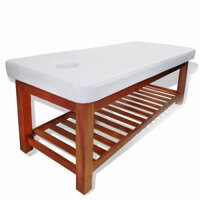 Giường spa gỗ thông lắp ráp màu cánh dán BM-65