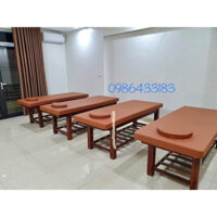 Giường Spa Khung Gỗ Massage Chuyên Dụng Giá Rẻ