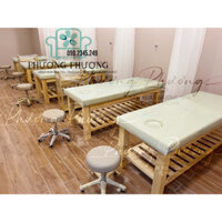 Giường Spa Massage Chân Gỗ , Giường Massage