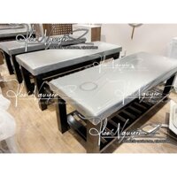 Giường Spa Massage Chân Gỗ Cứng Cáp, Công Nghệ Thiết Kế Đa Dạng, Độ Đàn Hồi Cao, Màu Sắc Tinh Tế, Đẹp Mắt 70X1M8