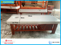 Giường Spa Massage Khung Gỗ Tràm