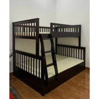 Giường Tầng 1m4-1m2 Cho Bé - GT1412 - Màu Nâu