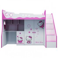 Giường tầng 3 trong 1 Doremon Hello Kitty Funny Car ô tô