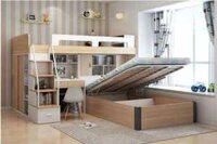Giường tầng có bàn học