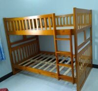 Giường tầng giá rẻ gỗ thông GT12