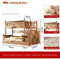 Giường Tầng Giường Tầng Giường Cao Thấp Bằng Gỗ Nguyên Khối Giường Trẻ Em Giường Tầng Giường Trẻ Em Giường Trẻ Em Đa Chứ