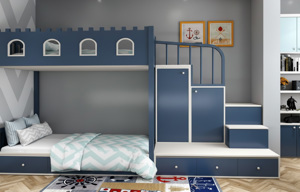 Giường tầng gỗ GTG006
