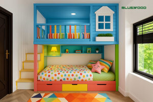 Giường tầng gỗ GTG010