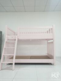 giường tầng hồng 2110x 1194 x1700h