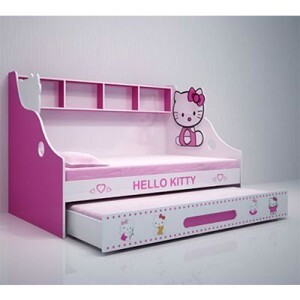 Giường tầng lùn Hello Kitty GL02 cho bé