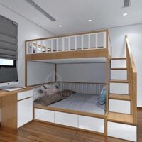 Giường tầng người lớn 1m8 hiện đại GTM8