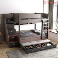 Giường Tầng OHAHA Cao Cấp Gỗ HMR  - 021 - 1m x 2m