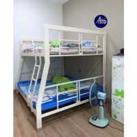 GIƯỜNG TẦNG SẮT HỘP 1M 1M2 1M4 1M6 1M8 DÀY DẶN CHẮC CHẮN - GIƯỜNG 2 TẦNG SẮT CHO GIA ĐÌNH