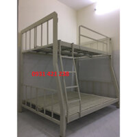 Giường tầng sắt hộp 4x8 1.2 ly chịu lực cực tốt có đủ kích thước lớn cho gia đình dày dặn đẹp,giường sắt hộp cứng cáp