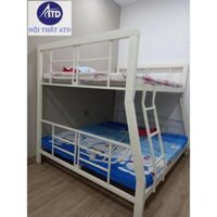 GIƯỜNG TẦNG SẮT HỘP CAO CẤP LỚN 1M6/1M8 DÀI 2M Y HÌNH 100%- GIƯỜNG TẦNG GIA ĐÌNH